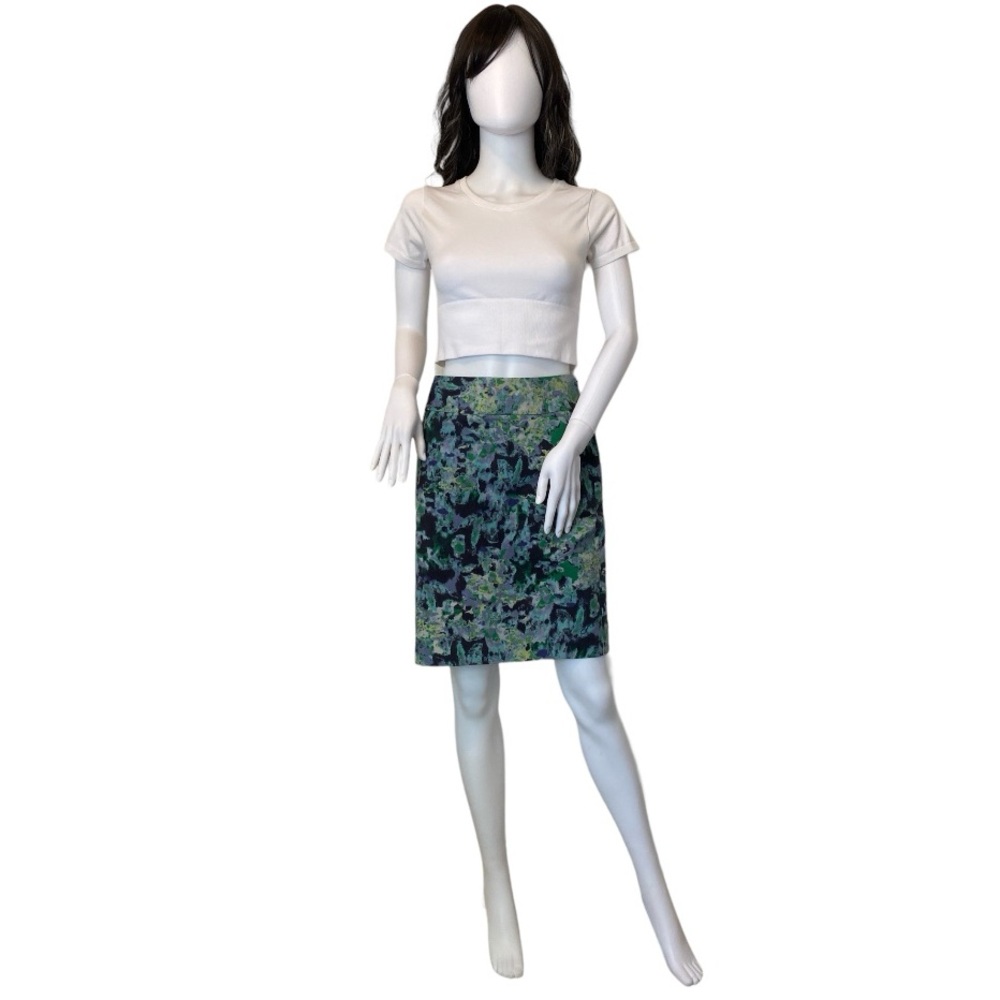 Halogen Watercolor Floral Pencil Skirt